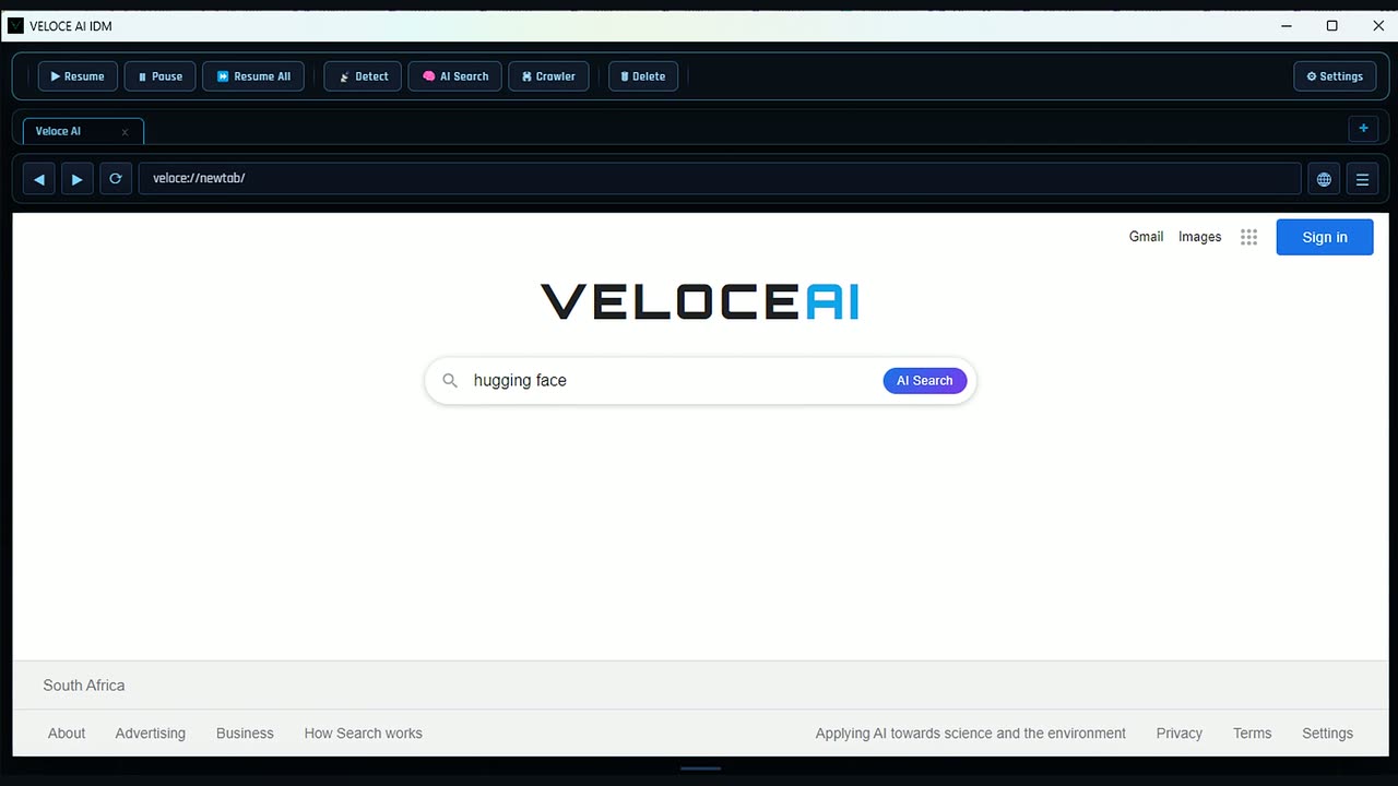 VELOCE AI demo video — click to play